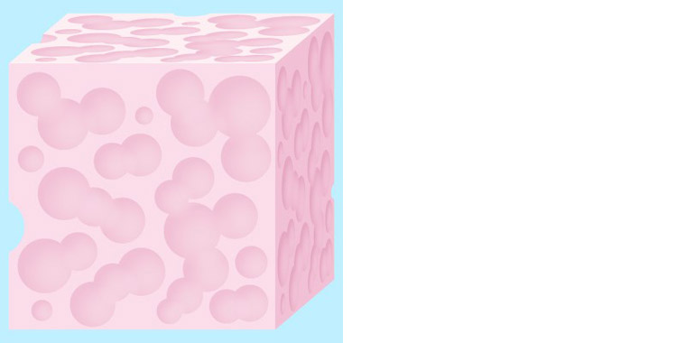 クローズドセル構造硬質ウレタンフォーム:断熱材など