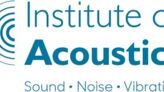The Institute of Acoustics logo with the text "Sound Noise Vibration" underneath.