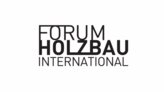 The logo of the International Wood Construction Forum, showing "FORUM HOLZBAU INTERNATIONAL".