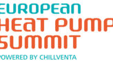 Logo of the European Heat Pump Summit, presented by Chillventa, on a white background.