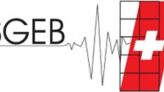 SGEB logo with text, Swiss flag and vibration line.