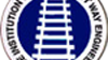 Round emblem of the "Institute of Permanent Way Engineers, India" with stylised railway tracks
