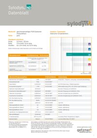Data Sheet Sylodyn ND DE