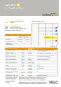 Sylodyn® NC
Hoja de datos de
materiales