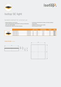 Datasheet Isotop SE light EN