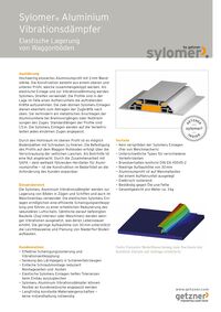 Sylomer Aluminium Vibrationsdämpfer 