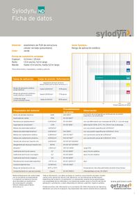 Sylodyn® ND
Hoja de datos de
materiales
