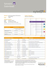 Datenblatt Sylodyn NF