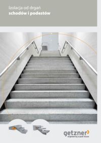 Izolacja od drgań
schodów i podestów