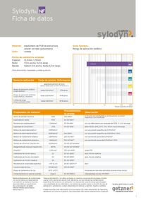 Sylodyn® NF
Hoja de datos de materiales