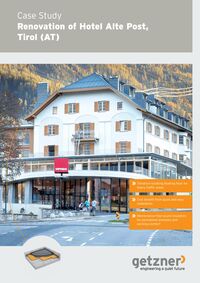 Case Study Renovation of Hotel Alte Post EN