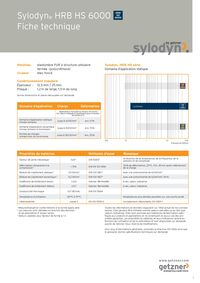 Data Sheet Sylodyn HRB HS 6000 FR