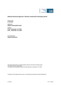National technical approval Sylomer en
