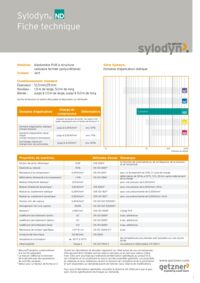 Data Sheet Sylodyn ND FR