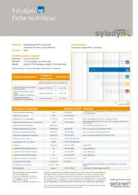 Data Sheet Sylodyn NE FR