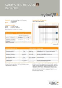 Datenblatt Sylodyn HRB HS 12000