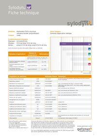 Data Sheet Sylodyn NF FR