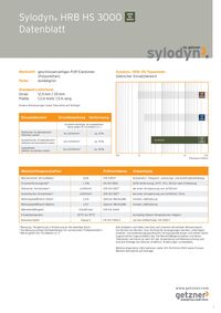 Datenblatt Sylodyn HS 3000 DE