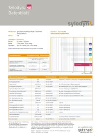 Datenblatt Sylodyn NB