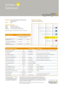 Datenblatt Sylodyn NC 
