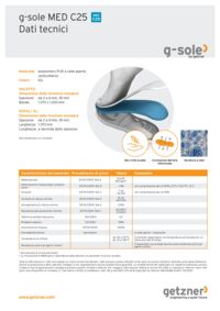 Data sheet g-sole MED C25 IT