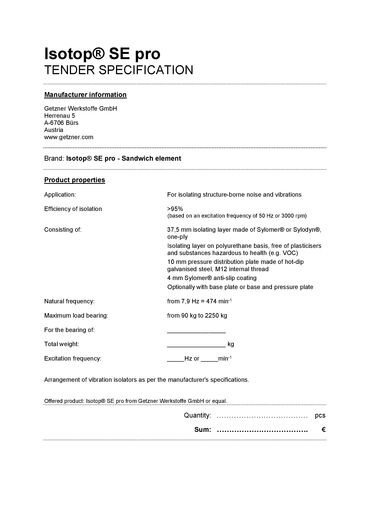 Tender Specification Isotop SE pro en.pdf