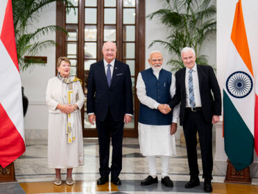 CEO J&uuml;rgen Rainalter at the India-Austria Business Summit