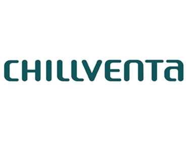 The Chillventa logo in dark green letters on a white background. The Chillventa logo in dark green letters on a white background.