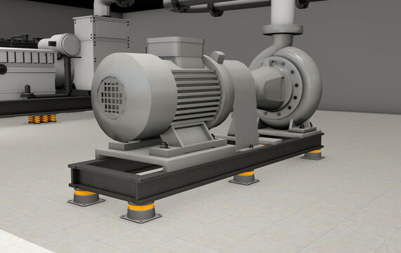 3D Model HVAC pump