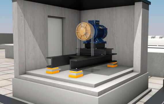 3D Hausmodell HVAC elevator