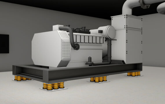 3D model HVAC cogeneration unit