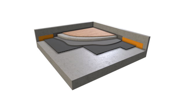 3D Floor Build Up Edge Insulation Strip