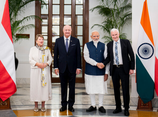 CEO Jürgen Rainalter at the India-Austria Business Summit