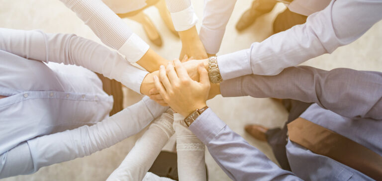 Hands for teamwork: symbol for partner network and collaboration. Hands for teamwork: symbol for partner network and collaboration.