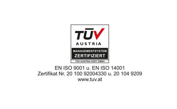 TÜV Austria EN ISO 9001 | 14001