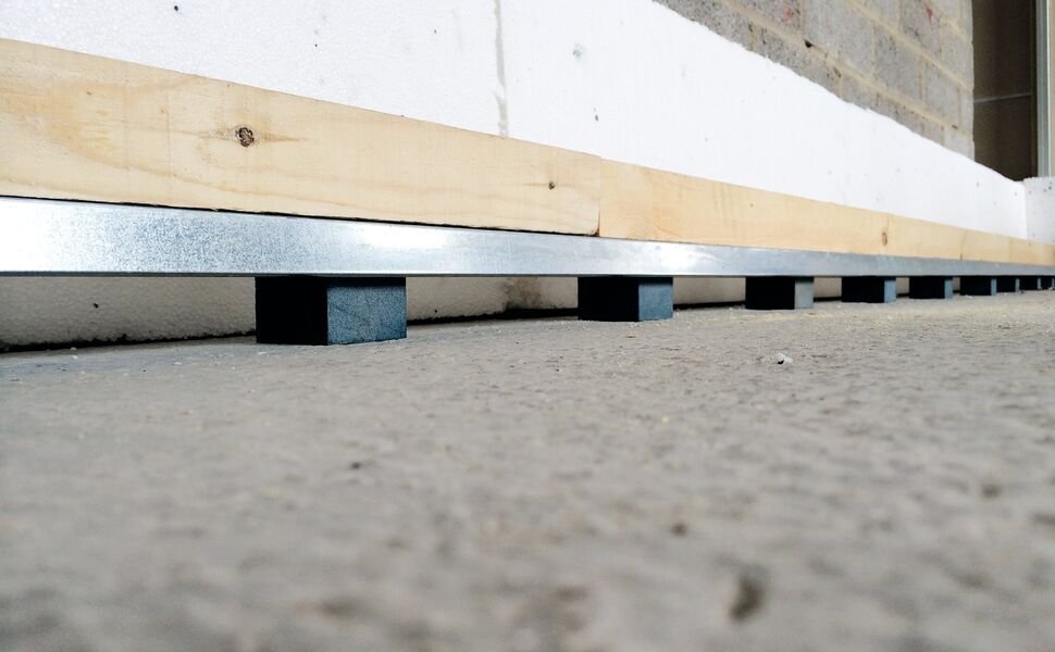 Acoustic Floor Blocks AFB Installation