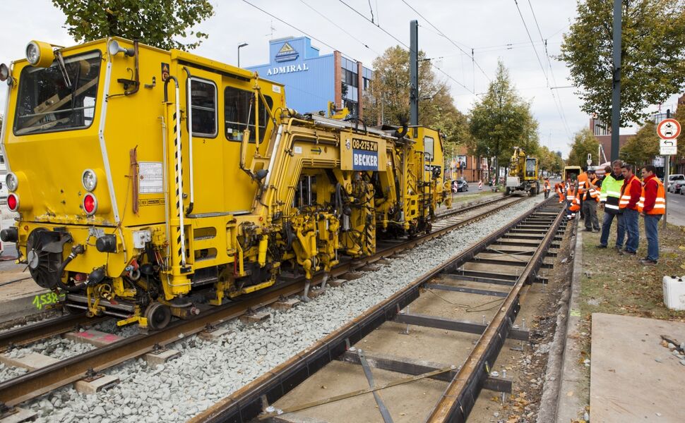 Successful installation of two Embedded Rail test tracks Getzner