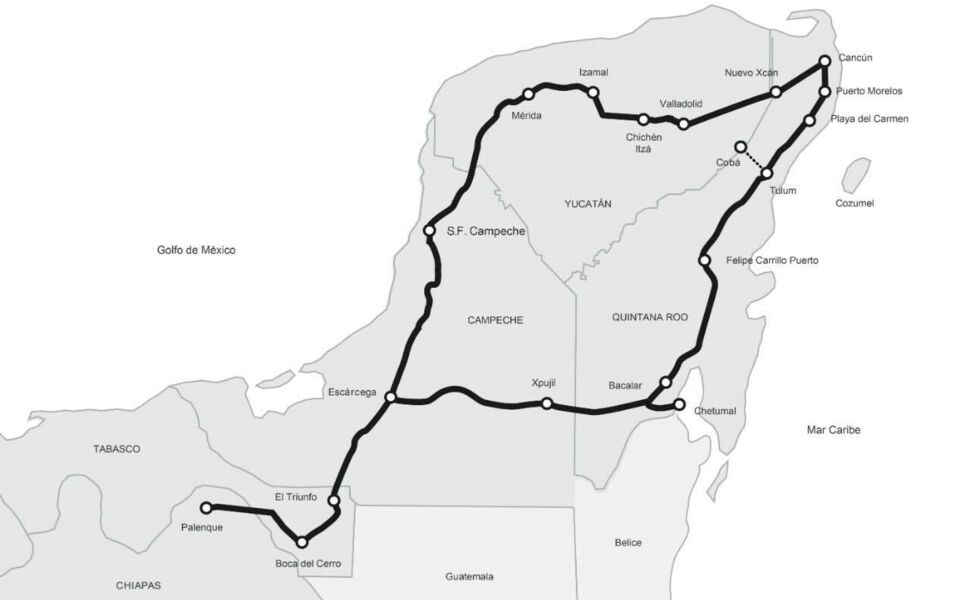 Tren Maya Route