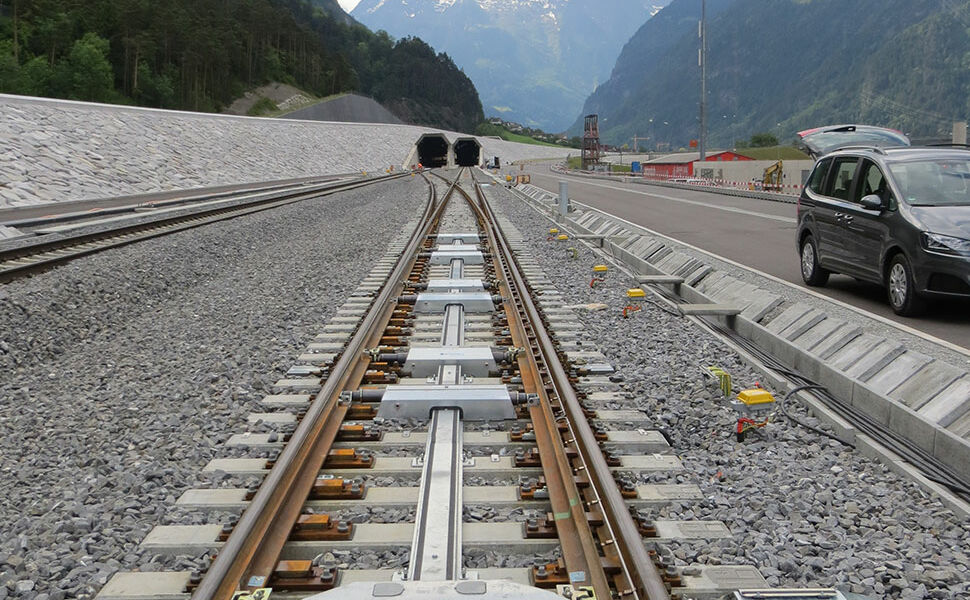 Feste Fahrbahn Gotthard Basistunnel