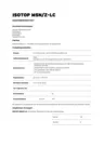 Tender Specification Isotop MSNZ LC DE