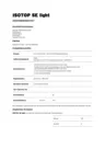 Tender Specification Isotop SE light de