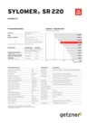 Data Sheet Sylomer SR 220 DE