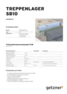 Data Sheet Stair Bearing SB10 DE
