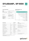  Data Sheet Sylodamp SP 1000 EN