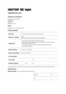 Tender Specification Isotop SE light en