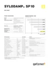 Data Sheet Sylodamp SP 10 EN