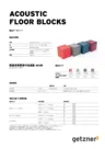 Data Sheet Acoustic Floor Block JA