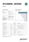 Data Sheet Sylomer SR 850 DE