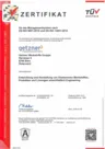 Zertifikat EN ISO 9001:2015 und 14001:2015 DE