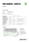 Data Sheet Relomer SRG14 DE
